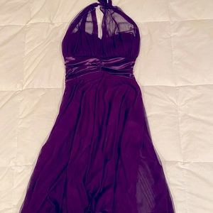Plum Purple Bridesmaids Dress